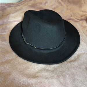 Stylish Black Fedora Hat